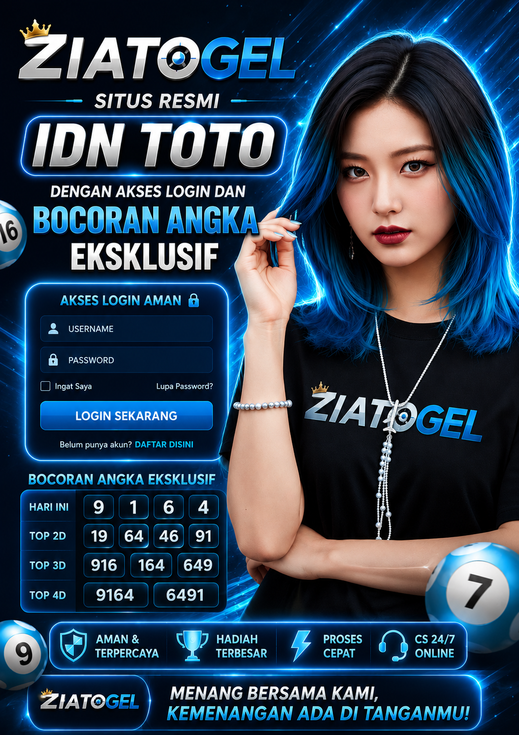 ZIATOGEL: Situs Resmi IDN Toto dengan Akses Login dan Bocoran Angka Eksklusif